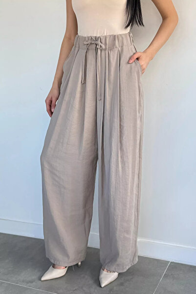 Aryena Taş Perry Women's Elastic Waist Loose Cut Trousers