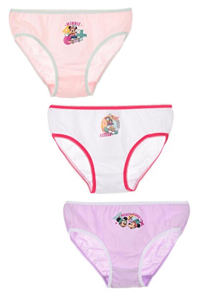 Sun City Fashion Group Σετ κυλοτάκια 3τμχ. "Μinnie Mouse" λιλά