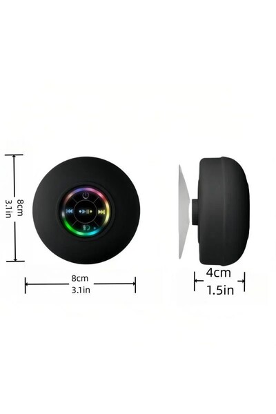 OEM Boxa Bluetooth Portabila Waterproof pentru Dus/Baie, cu Ventuza
