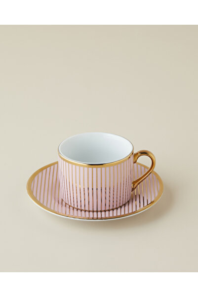 English Home Livora New Bone China 4 Parça 2 Kişilik Çay Fincanı Takımı 220 ml Pembe