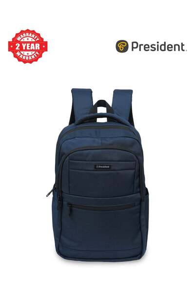 President Stylish & Durable Everyday Carry Backpack - 16" - NAVY