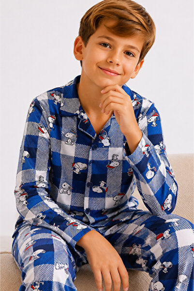 Free Beka Boy's Front Buttoned Checkered and Character Patterned Long Sleeve ...