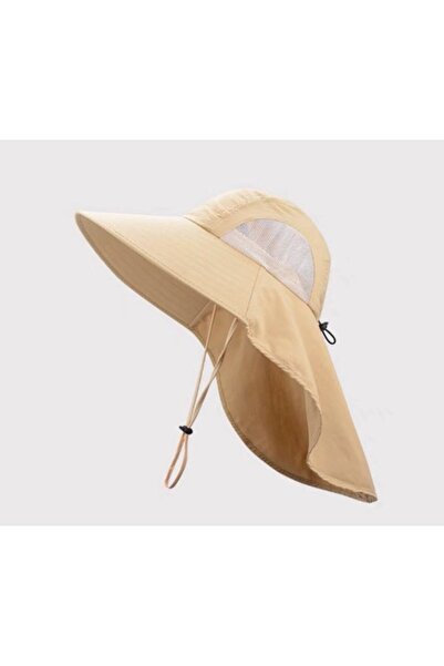STARSTAR Sun hat with a 13cm extra-large brim for neck protection - breathabl...
