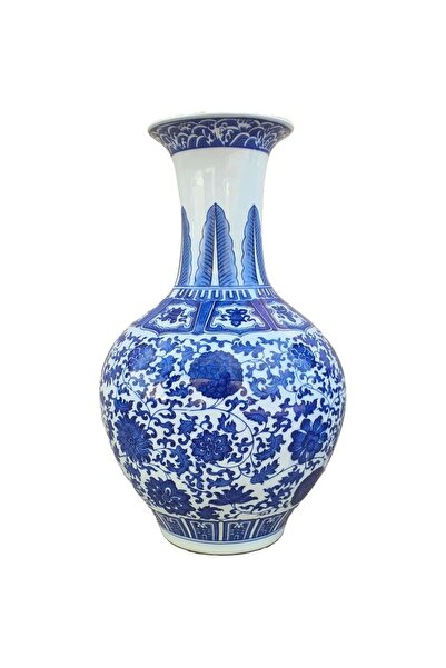 Generic Marketplace Blue White Ceramic Vases For Home Decor 50 Cm - Bedroom D...