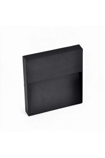 Siera Square Recessed Wall Light Black DL 0395