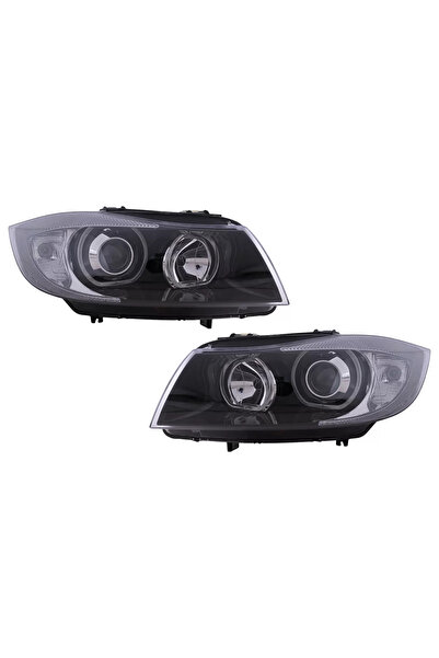 tuningset Faruri Angel Eyes compatibile cu BMW Seria 3 E90 E91 03.2005-2011