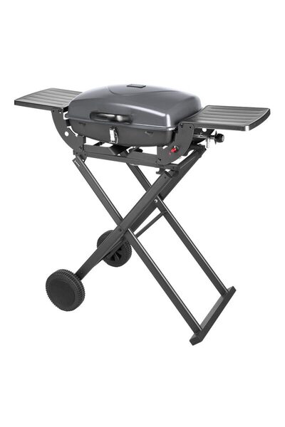Teesa Gratar portabil cu 1 arzator pe gaz, 3.6 kW, BBQ, Otel, 2 x roti, masa ...