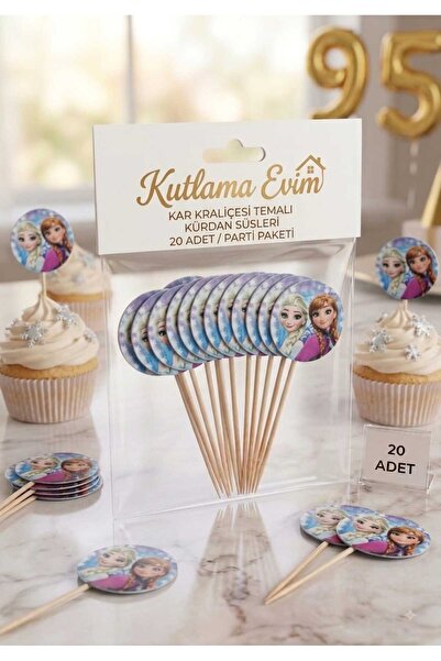 Genel Markalar Elsa ve annalı pasta kürdanı