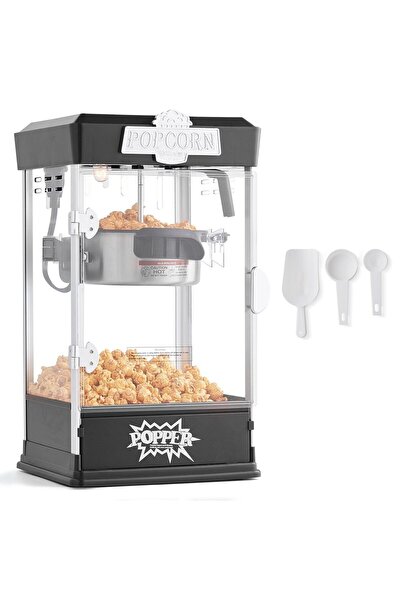 OEM Masina automata Popcorn Cinema, capacitate 7 l, putere 480 W, Negru, 275x...