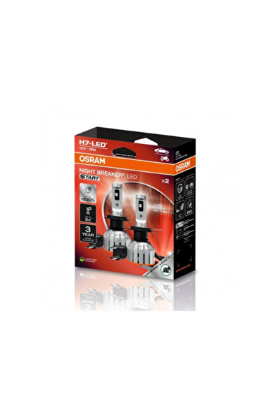 Osram Set Becuri LED Auto, Soclu H7, 16W, 12V, 6000K, Alb