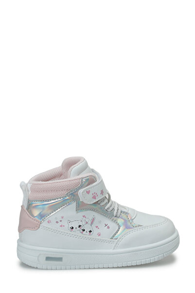 Kinetix Drep Hi B White Girls' High Sneaker