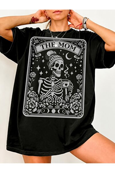 Generic Brand THE MOM Skeleton Tarot Card Design,everyday essential,casual we...