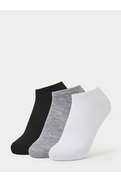 Styli Pack of 3 - Solid Ribbed Cuff Socks