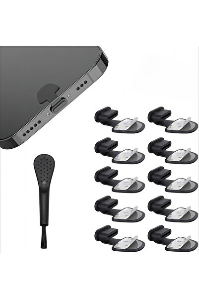 Choice1 Type-C 11 Set USB-C Anti-Lost Dust Plugs, Detachable Adhesive Silicon...