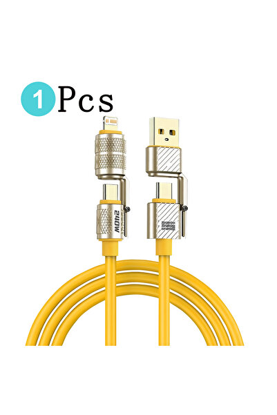 Choice 1pcs 240W USB Type C Cable 4 in 1 PD 27W Fast Charging Data Cable For ...
