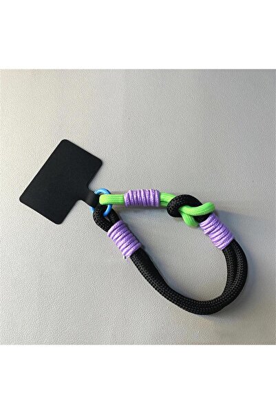 Choice1 black Korean Mobile Phone PLR Knot Portable Anti-loss Hand Bracelet C...
