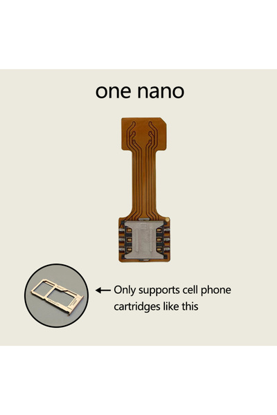 Choice ONE NANO Hybrid Double Dual Sim Card Adapter Micro SD Sim Extension Ad...