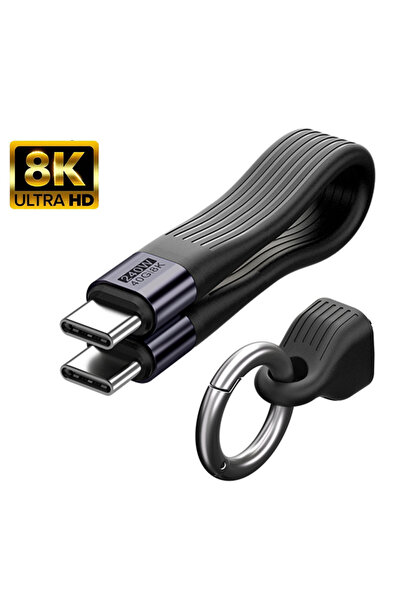 Choice 240W A30 HS NNBILI Keychain 240W 40Gbps USB4.0 Short Type C Cable Fast...