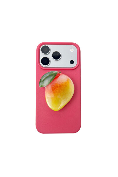 Choice5 Mango Strawberry Acrylic Phone Stand Foldable Fruit Shaped Socket Pho...