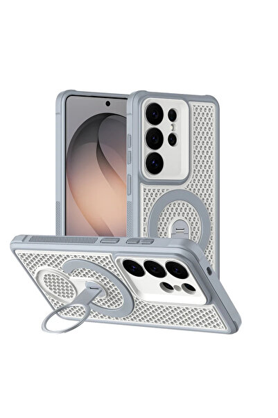 Choice24 Galaxy S24 Ultra GRAY 360° rotating bracket magnetic phone case for ...