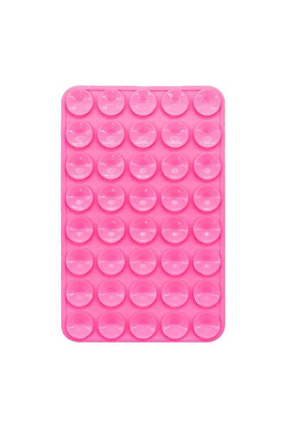 Choice1 Pink Silicone Suction Cup Phone Holder Multi-Functional Anti-slip Mob...