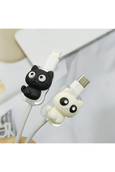 Choice4 Eu for Type-C Cat-Themed Data Cable Protector, Anti-Breakage Protecti...