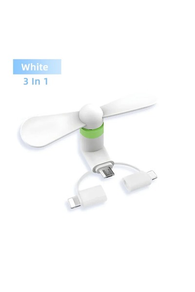 Choice4 VIKEFON B 3 in 1 Universal Fan Mini Cooling Accessories USB Phone Coo...