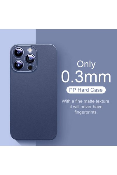 Choice iPhone 13 Dark Blue 0.3mm Ultra Thin Matte Case For iPhone 16 15 14 13...