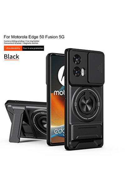 Choice4 Motorola Edge 50 Fusion SJia - Black For Edge 50 Fusion Case Moto Edg...