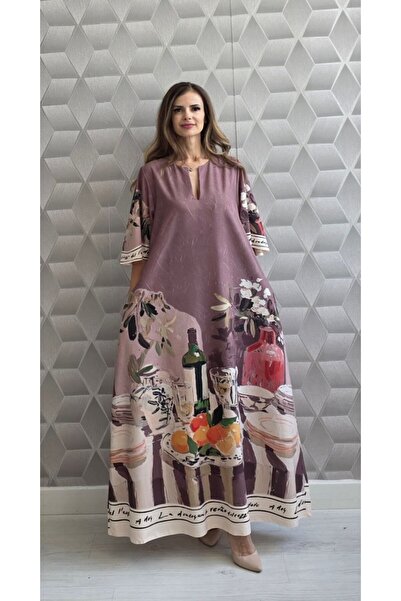 Azara Rochie din satin cu maneca Summer - Roz