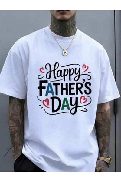 4CR Happy T-Shirt Men Women, Lightweight Comfy Gift Dad Or Stepdad For Father...
