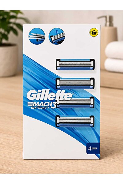 Gillette Set 4 rezerve pentru aparat de ras cu 3 lame