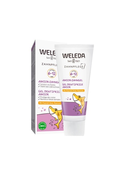 Weleda Παιδικό Οδοντόφυλλο σε Τζελ με Φθόριο για παιδιά 6-12 ετών, 50ml