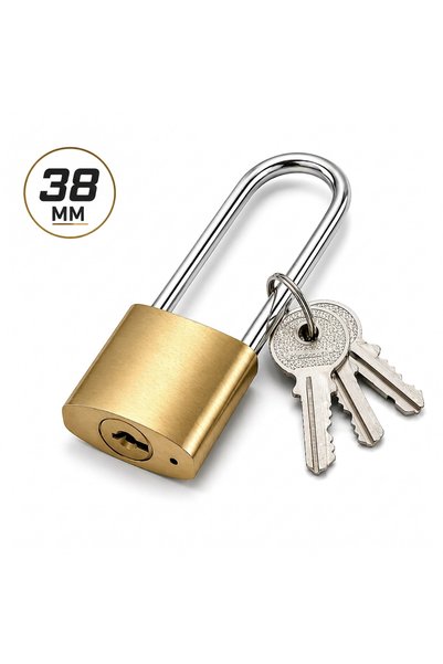 NEXTRA 38mm Long Padlock Security Lock Durable Metal Door Cabinet Garage Warehouse Lock
