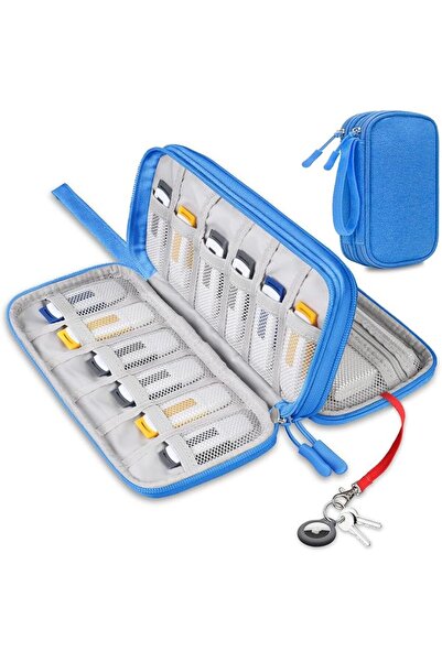 Lacdo USB Flash Drive Case Thumb Drive Holder Case Organizer Portable Electro...