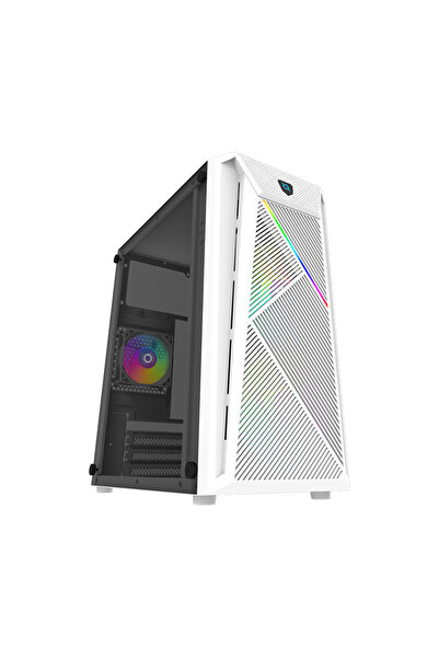 OEM Carcasă PC Mini Tower Gaming Compactă Albă 36x20x38 cm