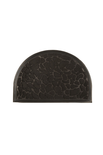 Casa Plastor Stone crescent carpet doormat black 60x40 cm