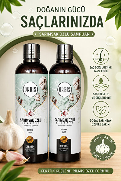 DOFİX 2'li Sarımsak Özlü Dökülme Karşıtı Keratin Şampuan 700 ml