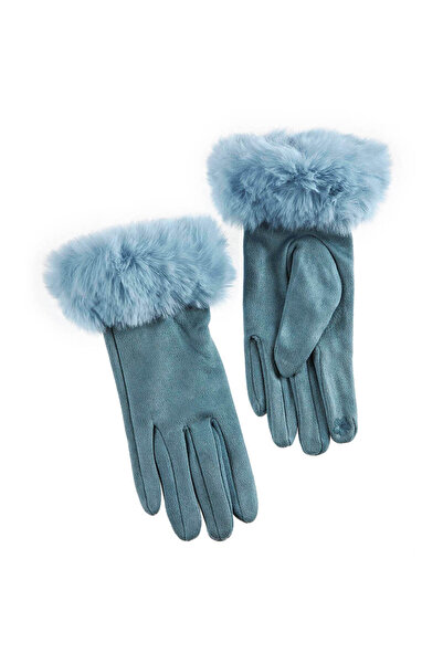 VERDE Γάντια Γυναικεία Ύφασμα Πολυεστέρα one size 02-0660-BLUE