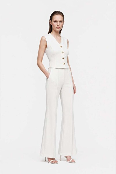 HAKKE Çimalı Wide Leg Trousers and Vest Set