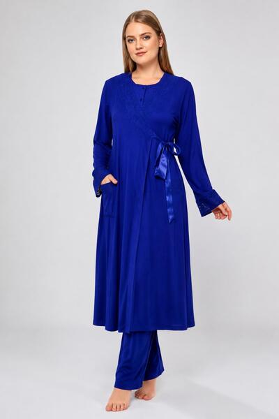 gd goldoremi 4207 Premium Women's Comfortable Fit Tie-Up Long Sleeve Single D...