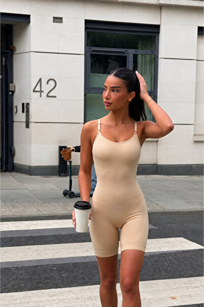 FİT WOMEN Women's Firming Skin Casual Flexible Bodysuit