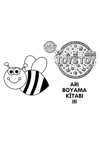 7 Sayfa Arı Temalı III Çocuk Boyama Defteri – Eğitici ve Eğlenceli Aktivite Defteri Hayvan Boyama Kitabı