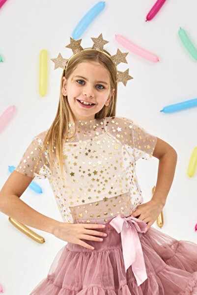 NOBLEKIDS Le Mabelle Girl's Tulle Crop Ecru