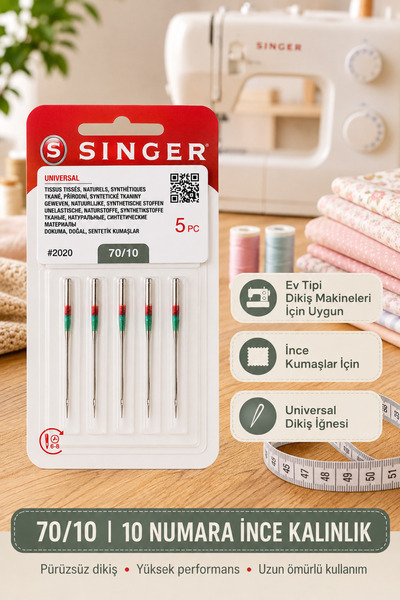 LİVA CRAFT Art & Craft Игла за шевна машина Singer 70/10, Игла за домашна шев...