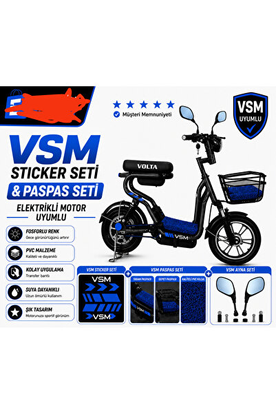 Genel Markalar Volta vsm sticker, paspas ve ayna seti