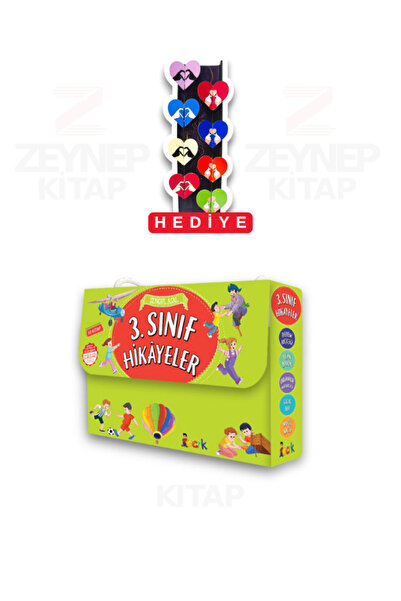 Nesil Çocuk Yayınları 3.Sınıf Hikayeler 10 Kitap Set + Soru Kitapçığı (8'li K...
