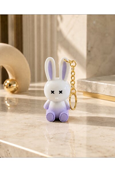 KILIF HOUSE Rabbit Figured Moisturizing and Shine-Enhancing Lip Gloss Keychain