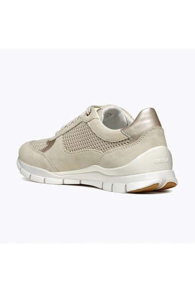 NO BRAND Pantofi sport din piele pentru femei Geox D Sukie A Sand D35F2A, bej