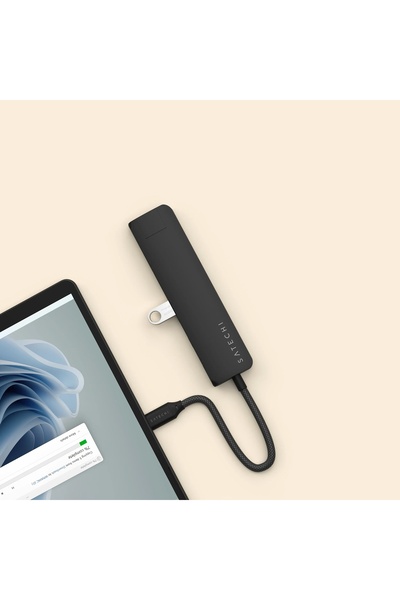 Satechi HUB USB USB-C SLIM ADAPTOR MULTIPORT 7-ÎN-1 CONVERTOR ETHERNET HDMI